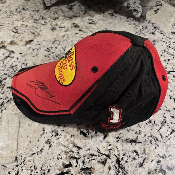 Martin Truex Jr Signed Bass Pro Pit Cap - Picture 2 of 3